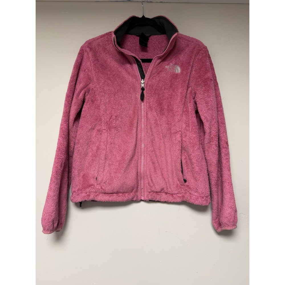 The North Face Pink Fuzzy Full-Zip Jacket
